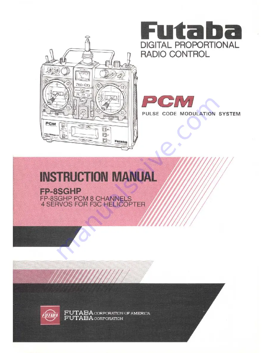 FUTABA FP-8GHP Instruction Manual Download Page 1