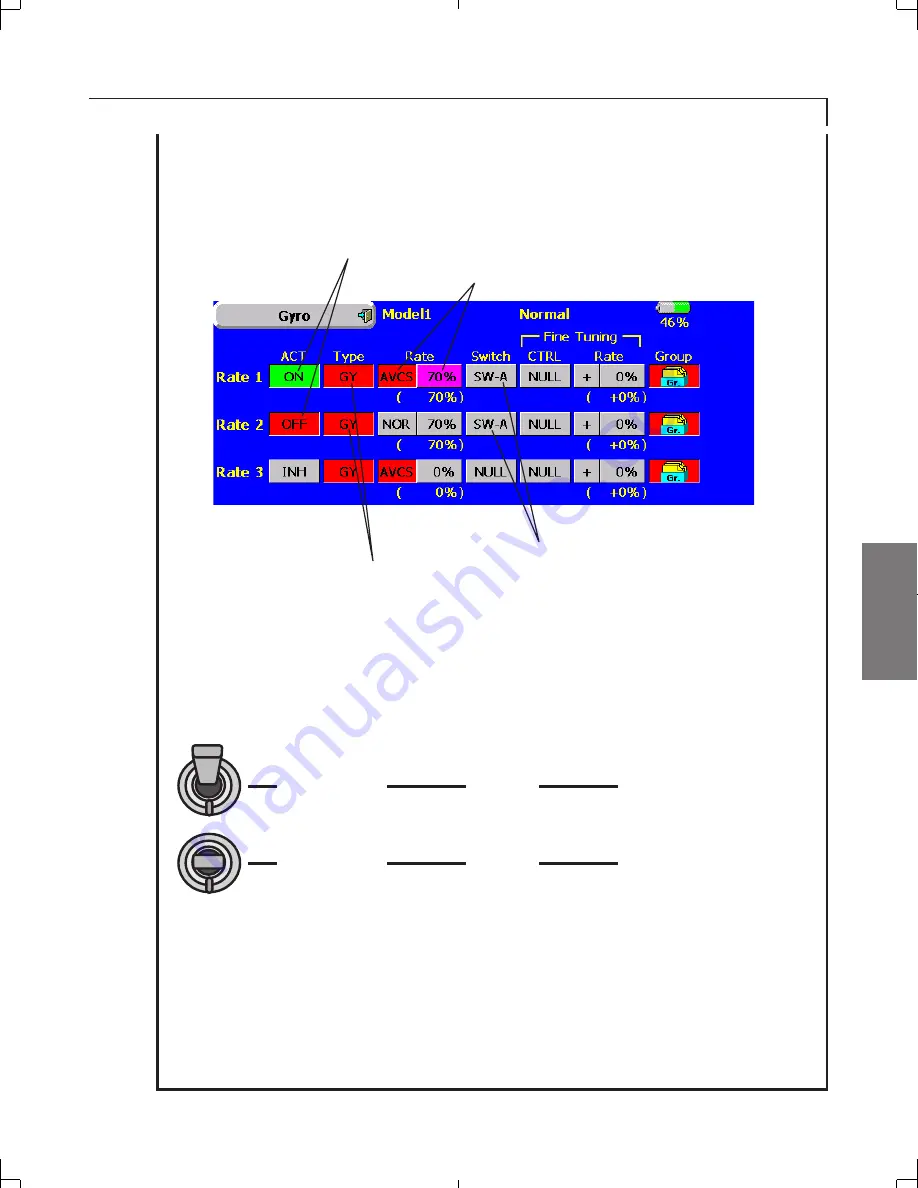 FUTABA GY611 Instruction Manual Download Page 25