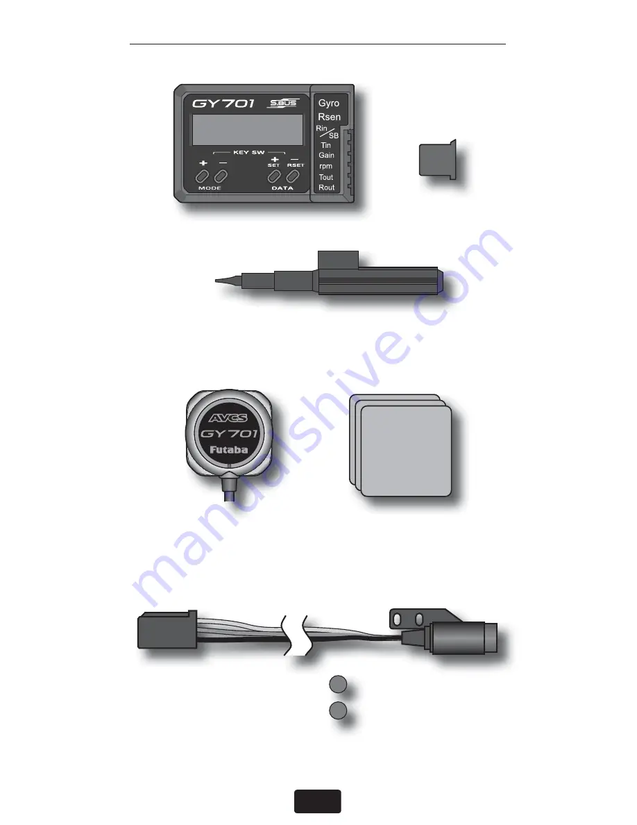 FUTABA GY701 Installation Instructions Manual Download Page 12