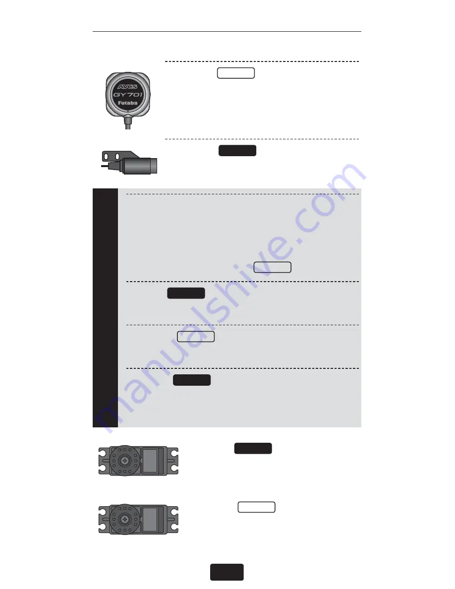 FUTABA GY701 Installation Instructions Manual Download Page 17