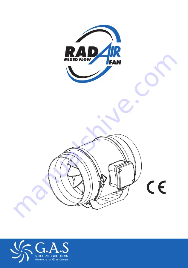 G.A.S RADAIR100 Operating Manual Download Page 1