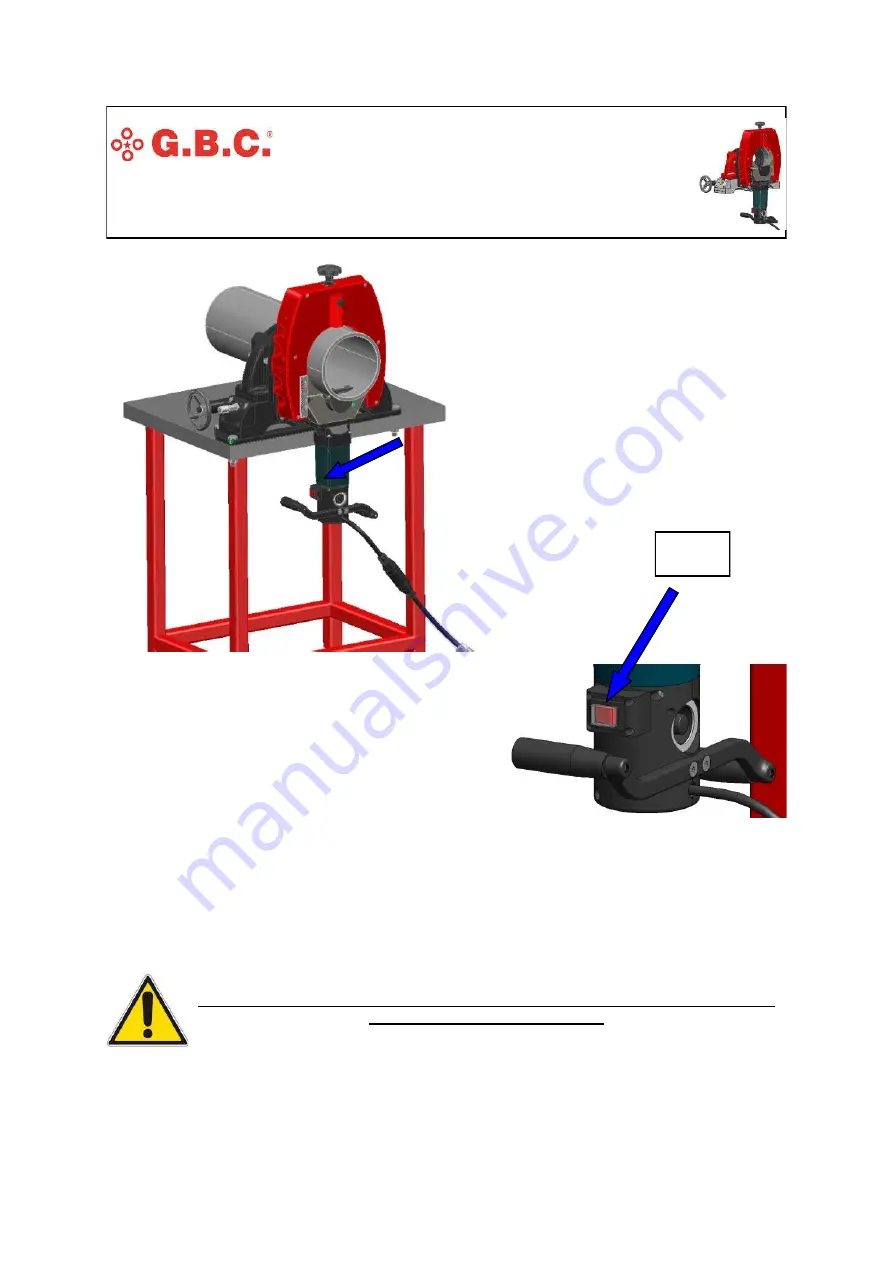 G.B.C PIPE 8 Instruction Manual Download Page 16