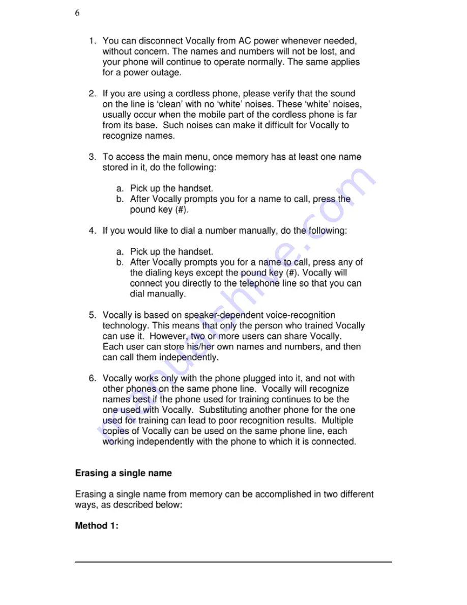 G.G. Electronics Vocally 3 User Manual Download Page 6