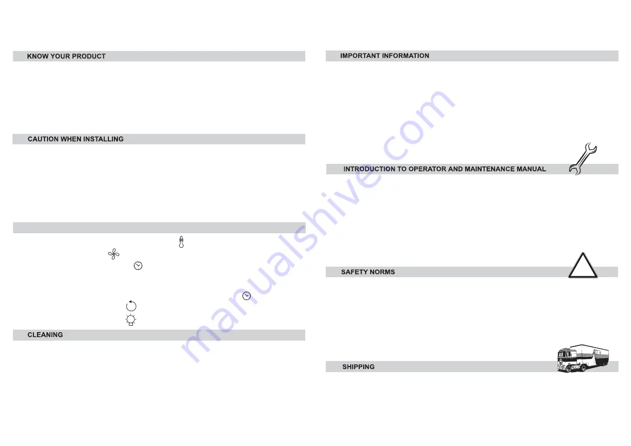 G. Paniz FCR 04 Instruction Manual Download Page 7