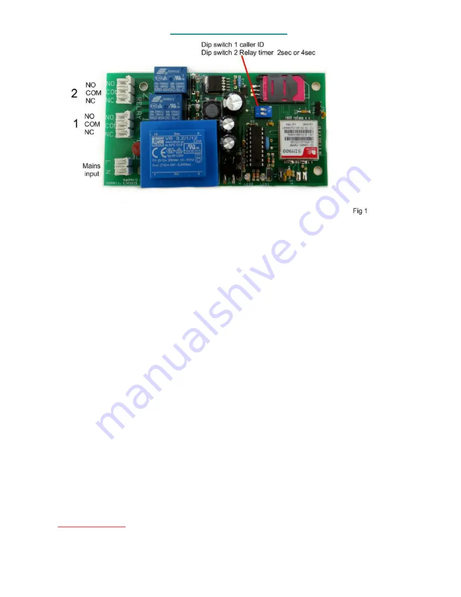 G.S.M Activate SWV2GS2 Скачать руководство пользователя страница 3