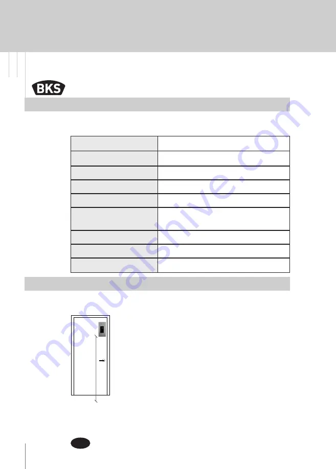 G-U BKS ekey B-55600-13-4-6 Installation Instructions Manual Download Page 10