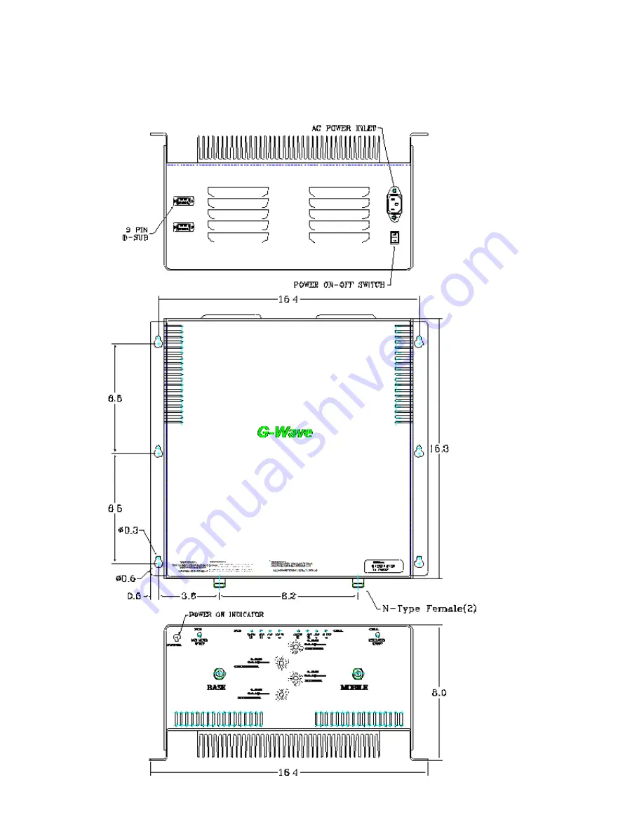 G-Wave BDA-CELLAB/PCSF-33/33-80-AB Скачать руководство пользователя страница 10