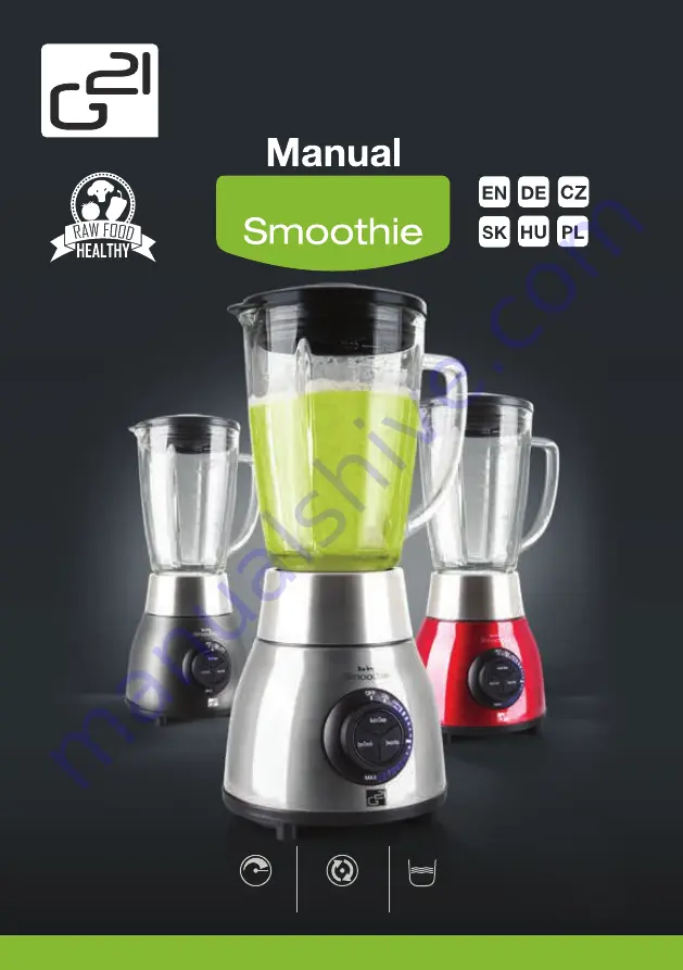 G21 Baby Smoothie Manual Download Page 1