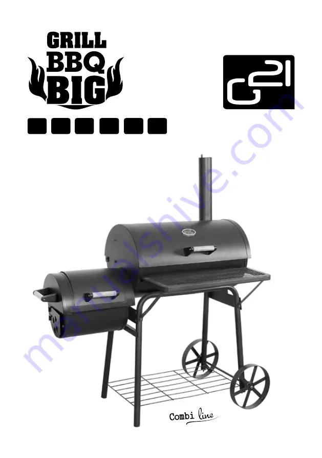 G21 BBQ BIG Assembling Instructions Download Page 1