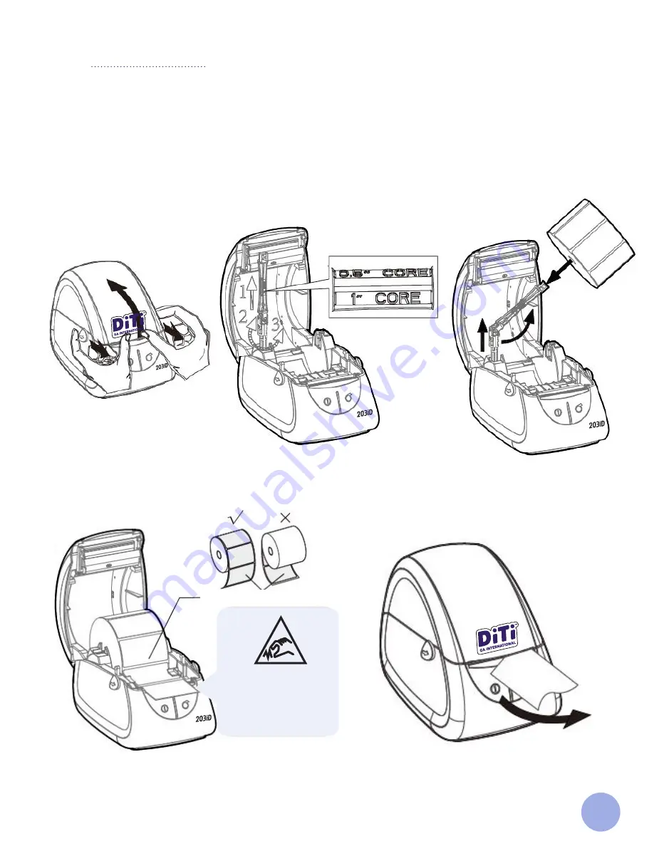 GA DiTi 203iD User Manual Download Page 9