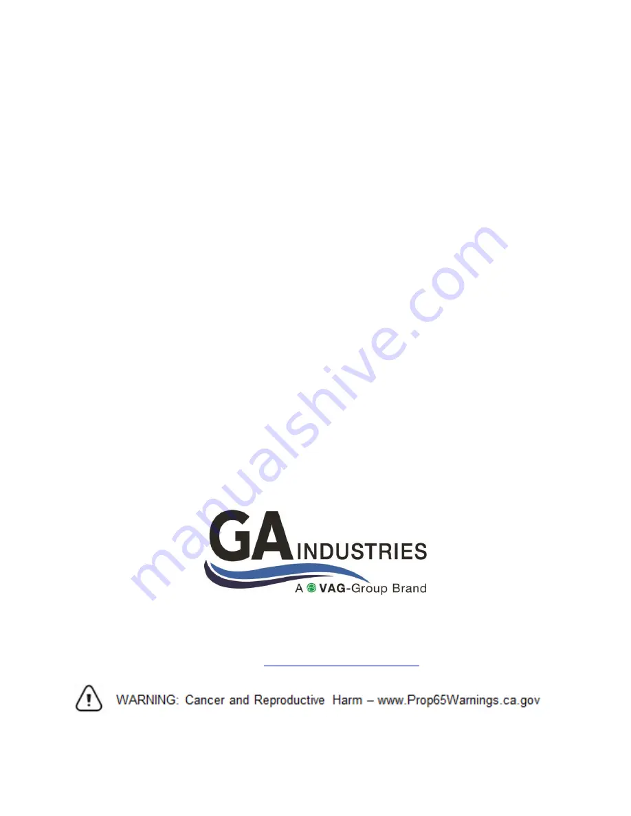 GA FIGURE 942 Installation, Operation And Maintenance Manual Download Page 1