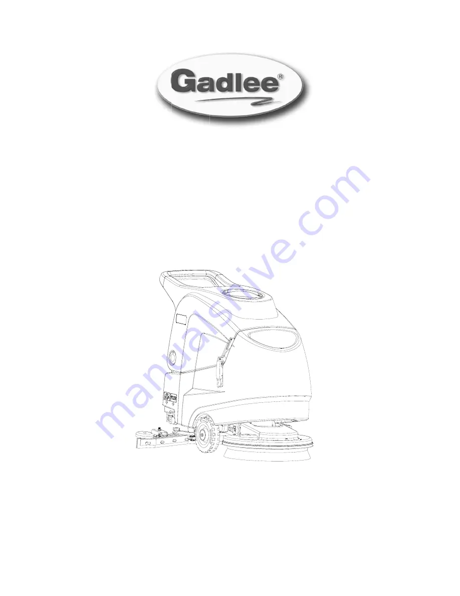 GADLEE GT 55 Operator'S Manual Download Page 1