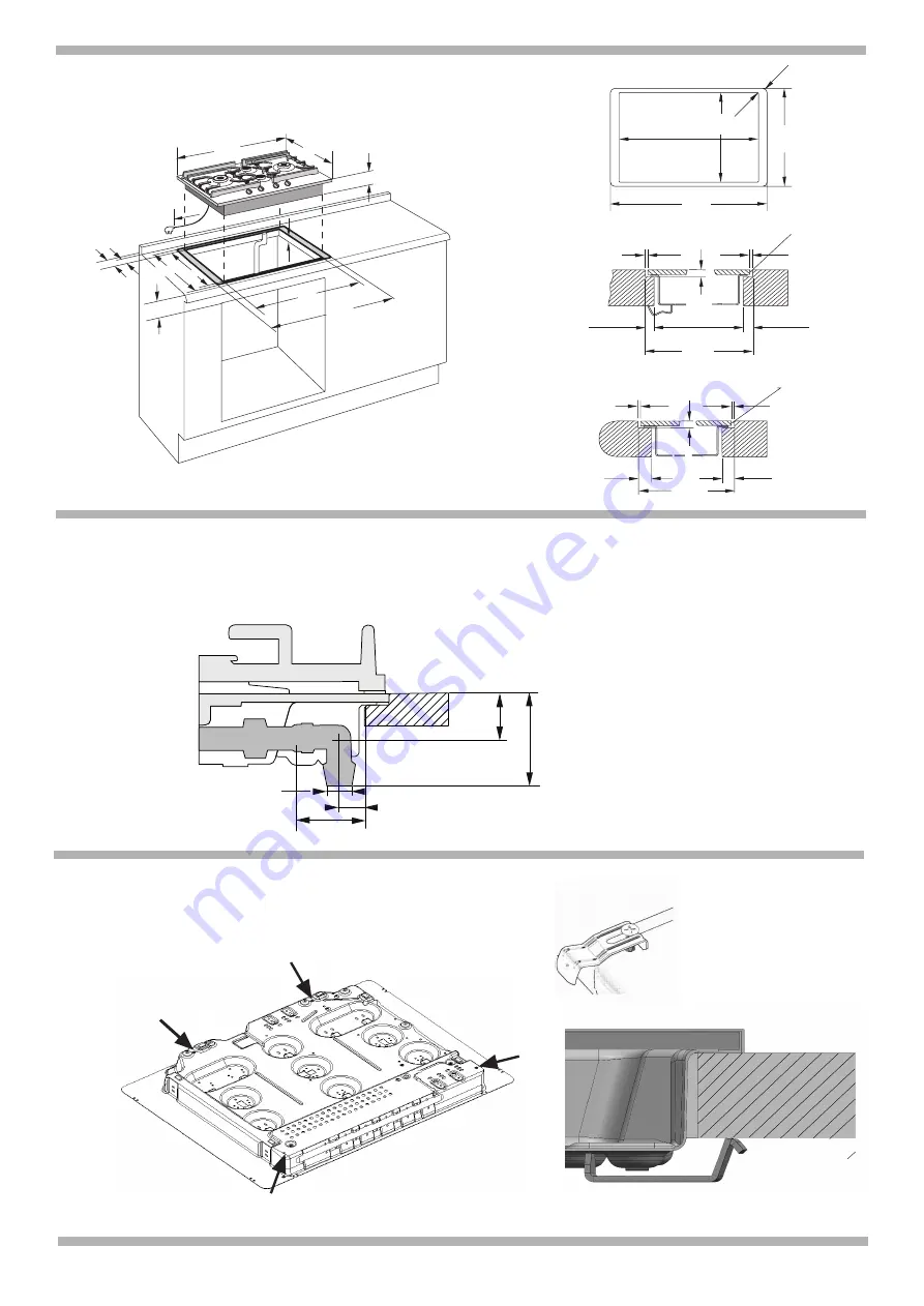 Gaggenau CG270110F Installation Instructions Manual Download Page 2