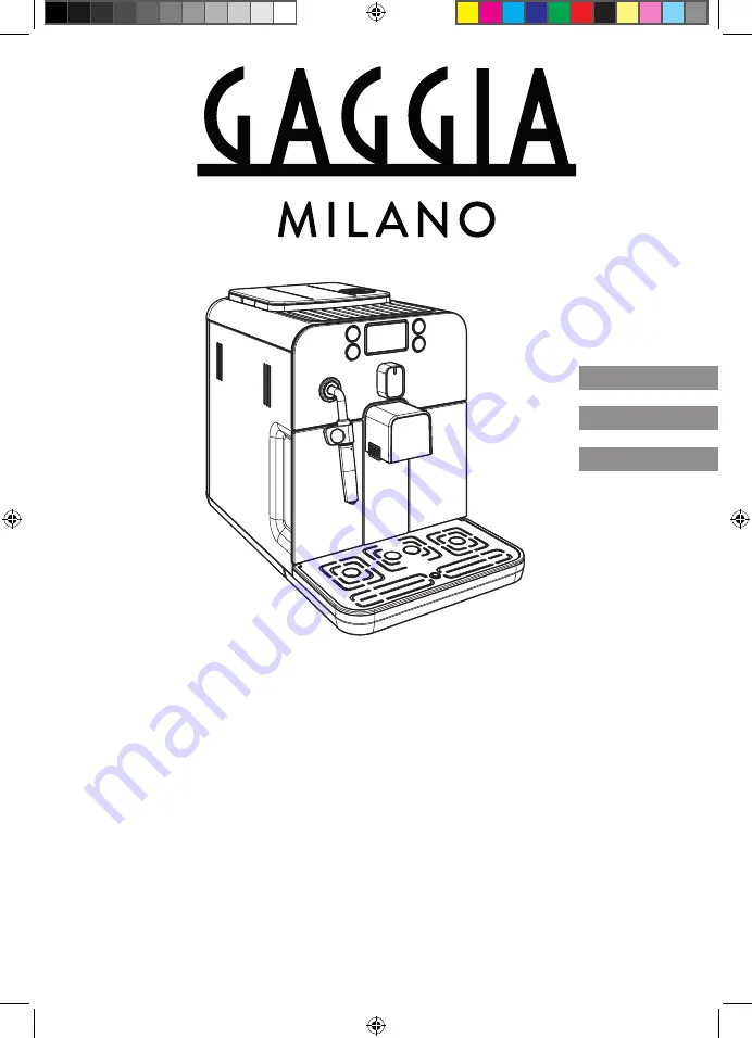 Gaggia Milano BRERA Operating Instructions Manual Download Page 1