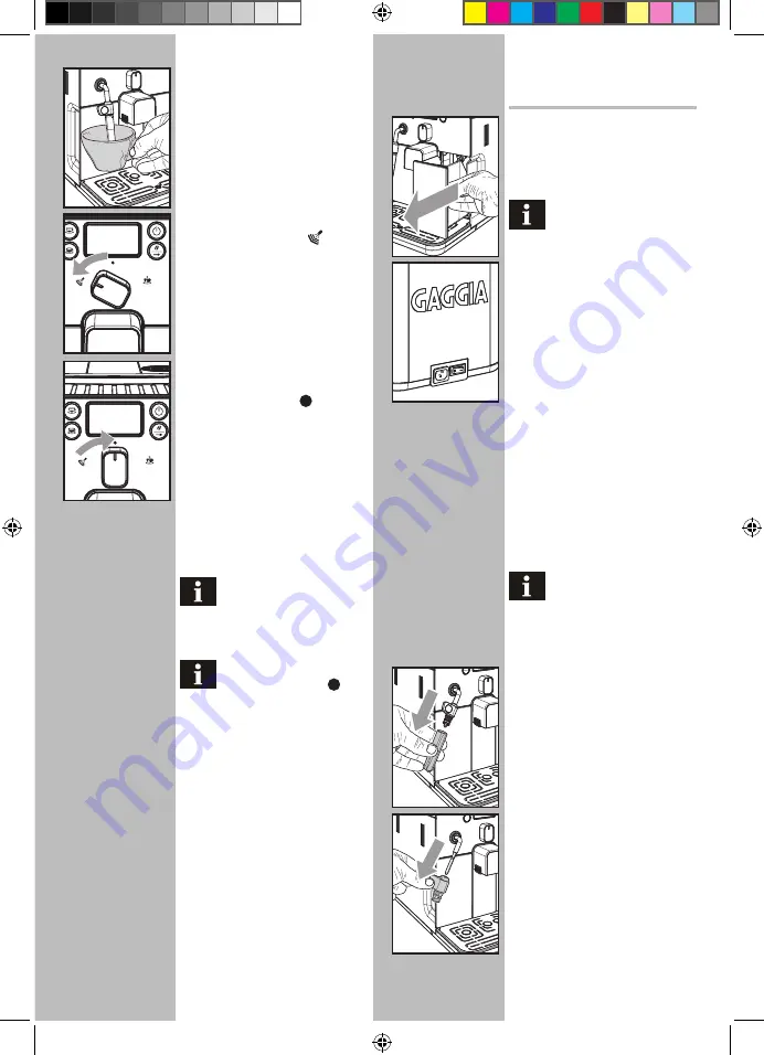 Gaggia Milano BRERA Operating Instructions Manual Download Page 20