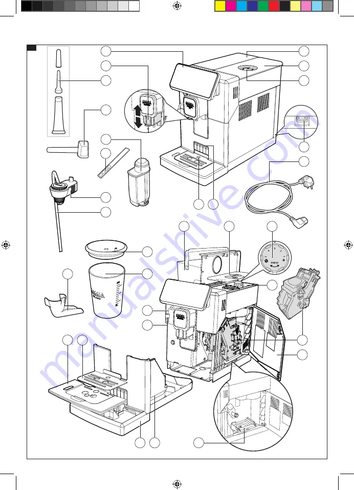 Gaggia Milano MAGENTA MILK Operating Instructions Manual Download Page 2