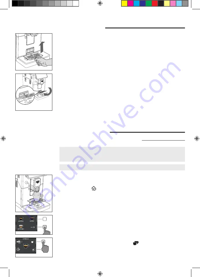 Gaggia Milano MAGENTA MILK Operating Instructions Manual Download Page 12