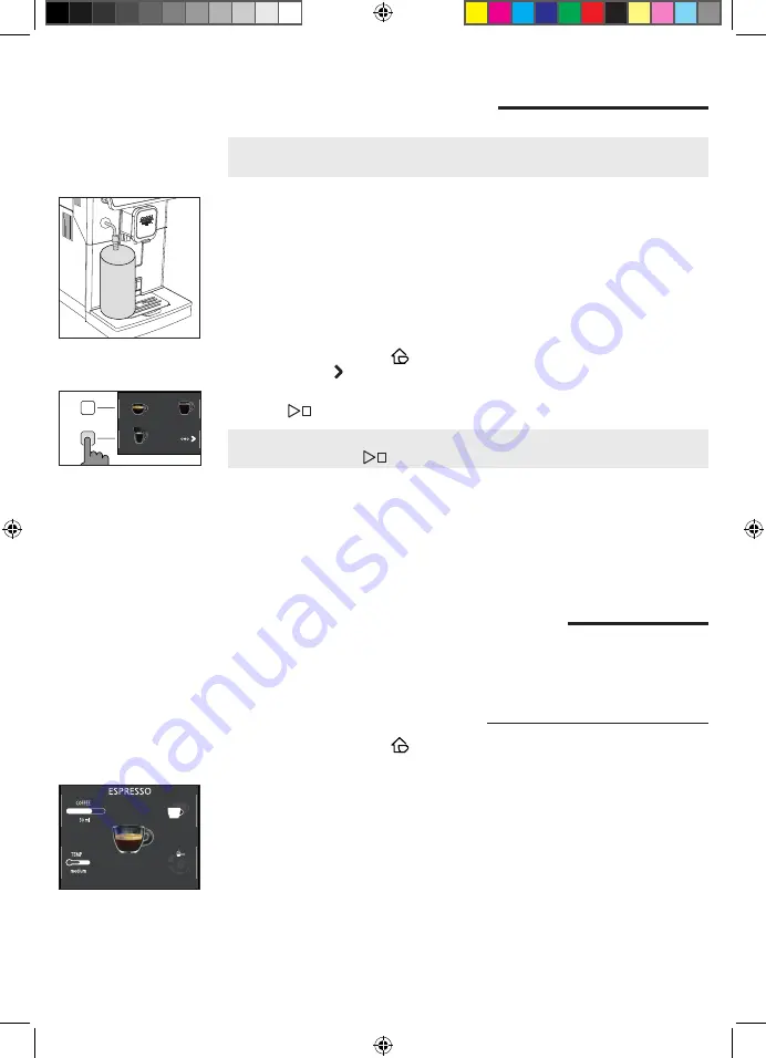 Gaggia Milano MAGENTA MILK Operating Instructions Manual Download Page 44