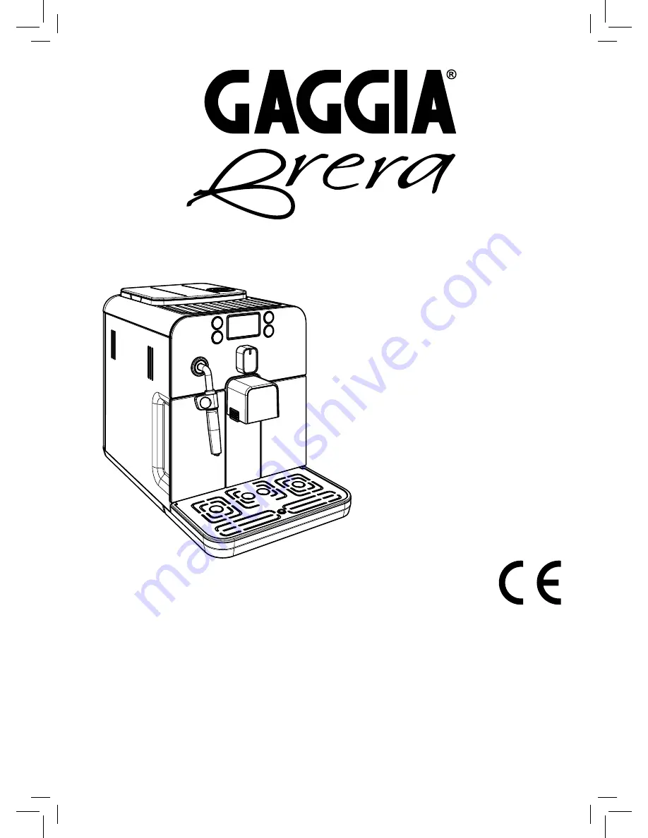 Gaggia Brena Скачать руководство пользователя страница 1