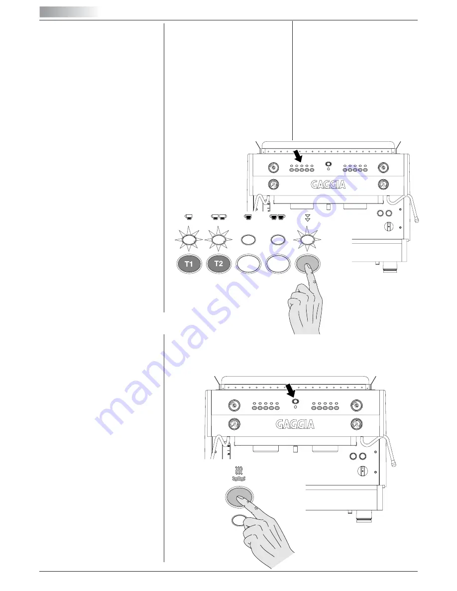 Gaggia D90 Evolution Operating Instructions Manual Download Page 18