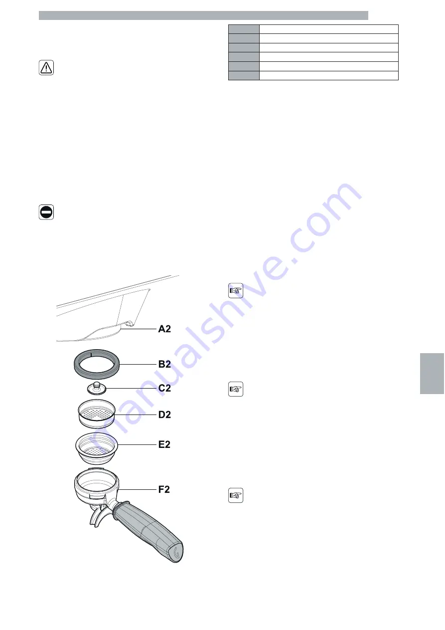 Gaggia La Giusta User Manual Download Page 36