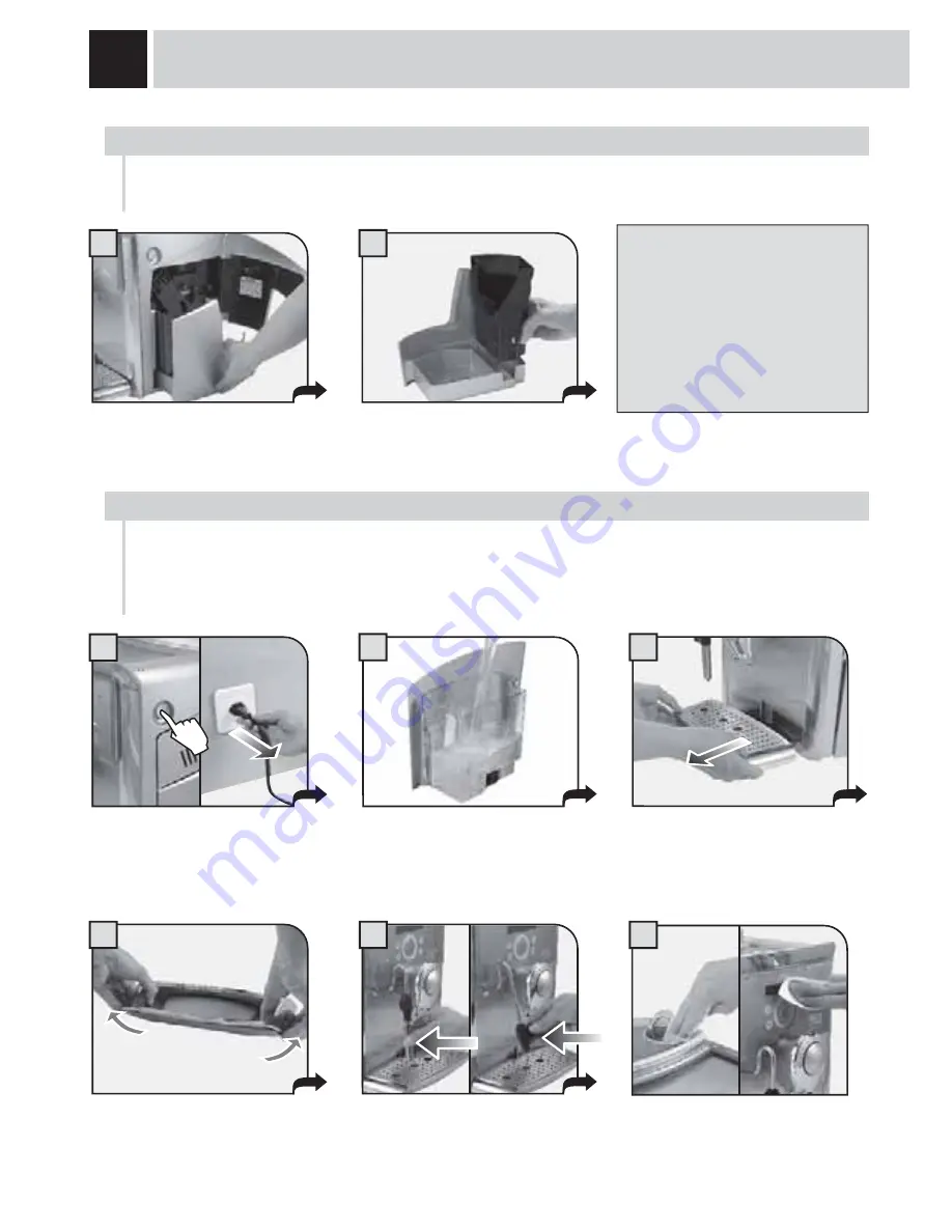 Gaggia PLATINUM SWING UP Operation And Maintenance Manual Download Page 36