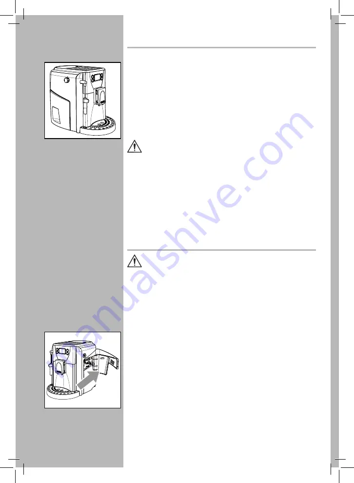 Gaggia Sup 035G Скачать руководство пользователя страница 44