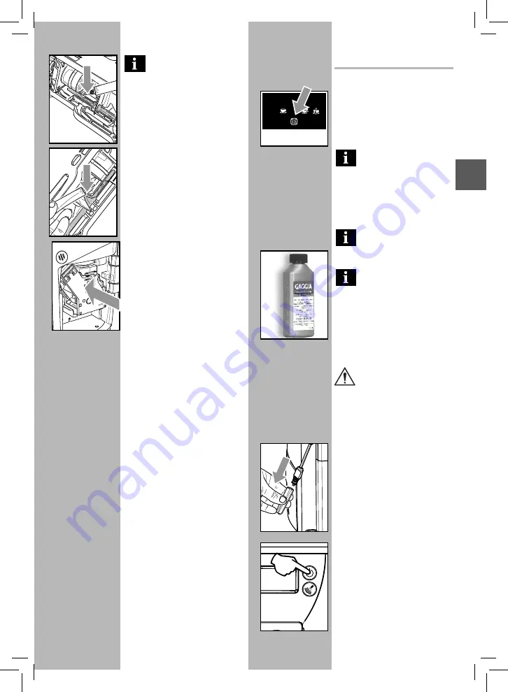 Gaggia Sup 035G Operating Instructions Manual Download Page 57