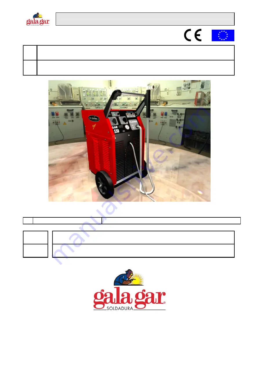 gala gar CUT 550 Technical Instruction Manual Download Page 1