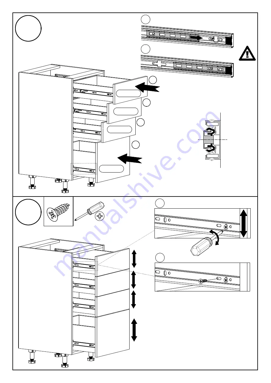 GALA MEBLE LANGEN D40S4 Assembly Manual Download Page 19