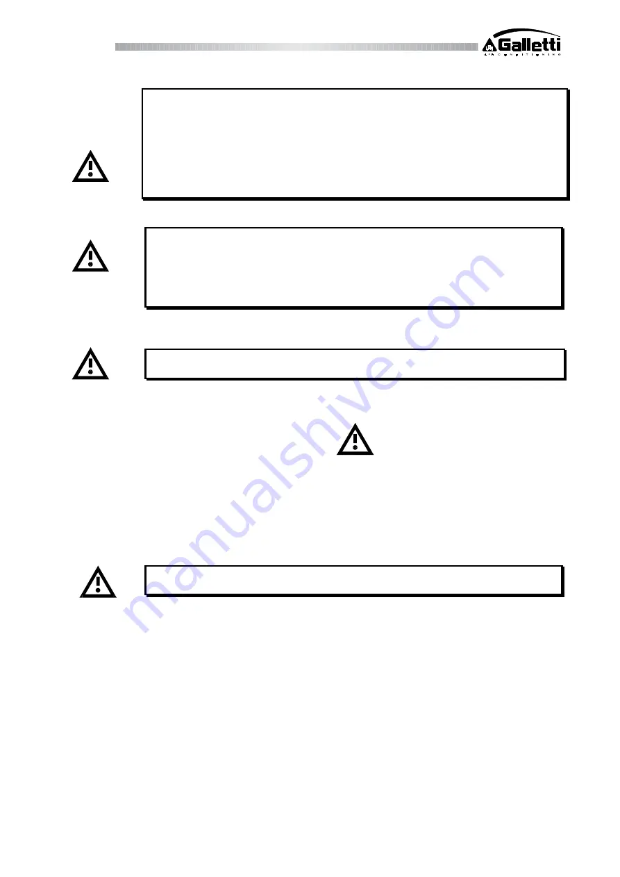 Galletti LCA 0130 Installation, Use And Maintenance Manual Download Page 11