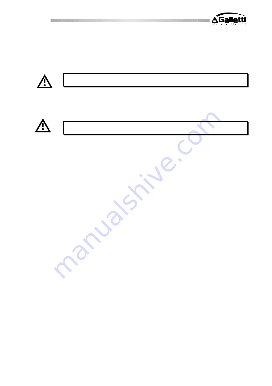 Galletti LCA 0130 Installation, Use And Maintenance Manual Download Page 23