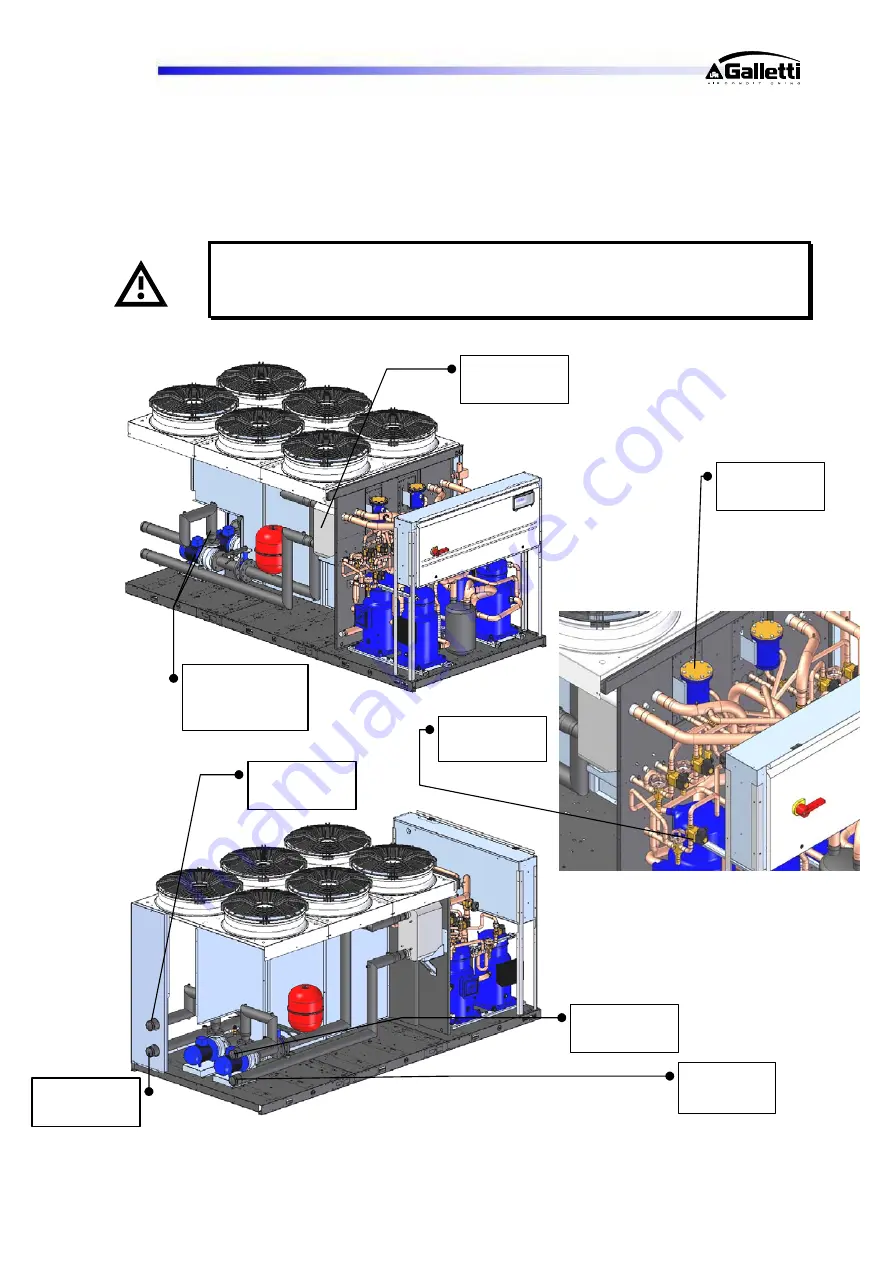 Galletti LCP Series Installation, Use And Maintenance Manual Download Page 31