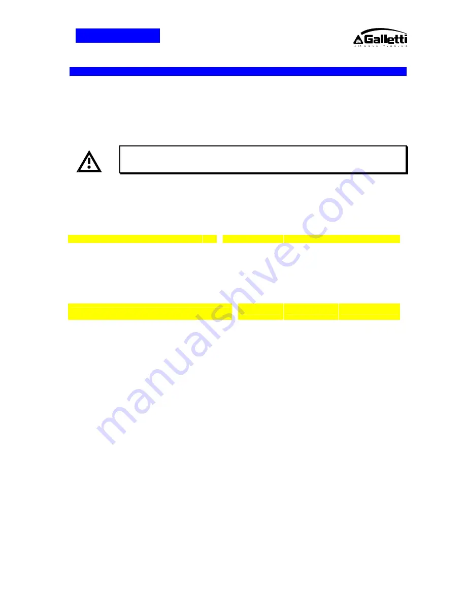 Galletti LCR055 Installation, Maintenance, Usage Download Page 30