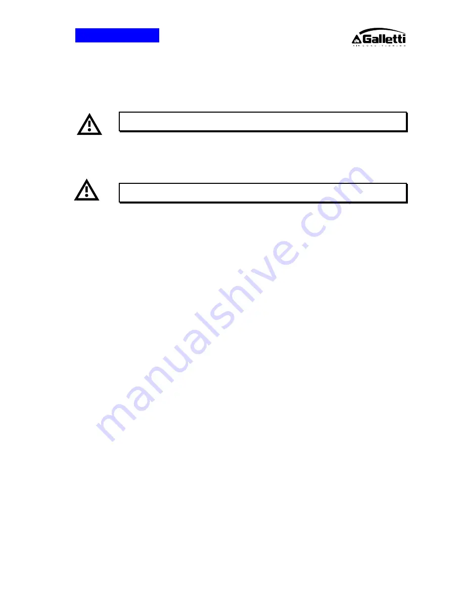 Galletti LCR055 Installation, Maintenance, Usage Download Page 34