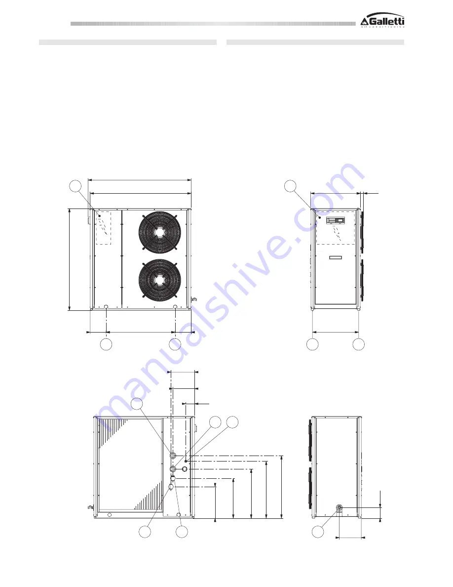 Galletti MCA 10 Installation, Use And Maintenance Manual Download Page 30