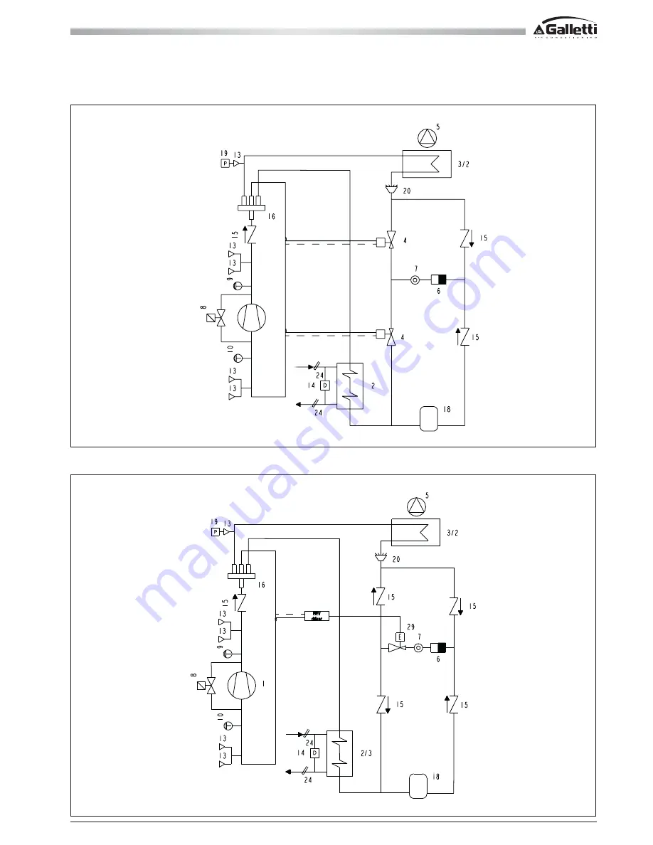 Galletti MPE series Installation, Use And Maintenance Manual Download Page 45