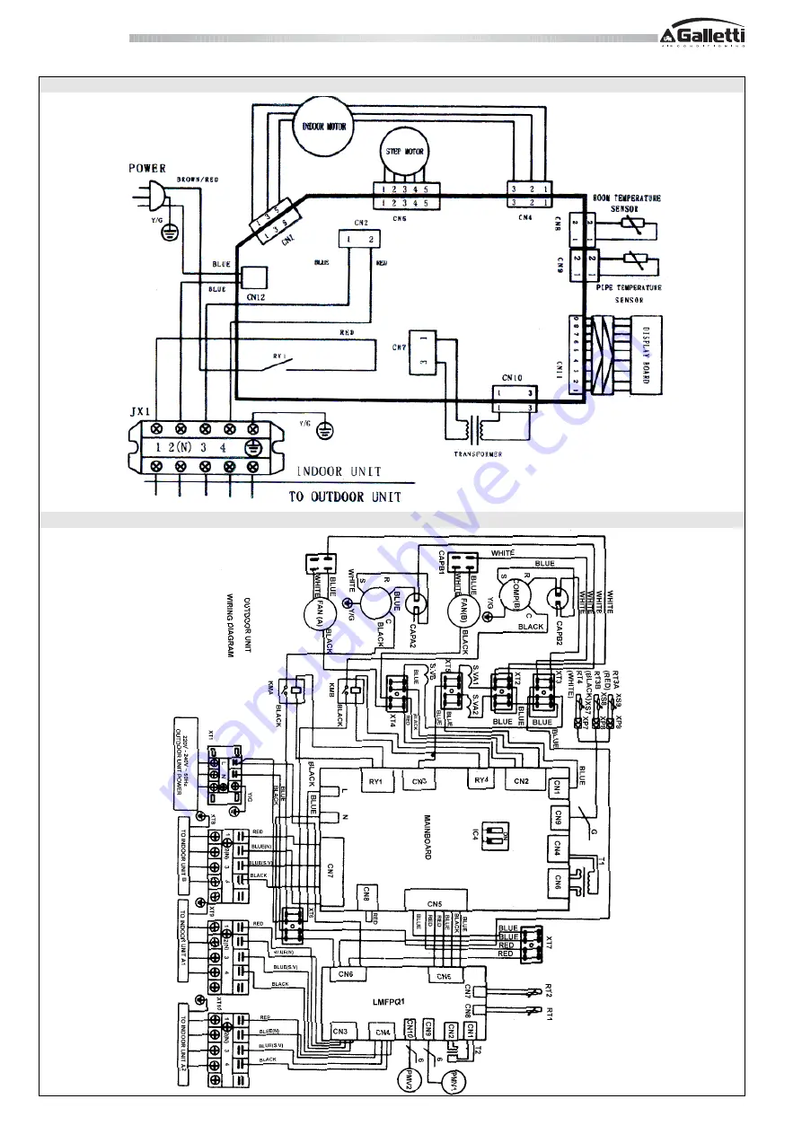 Galletti MS 9912 H Installation And Maintenance Manual Download Page 12