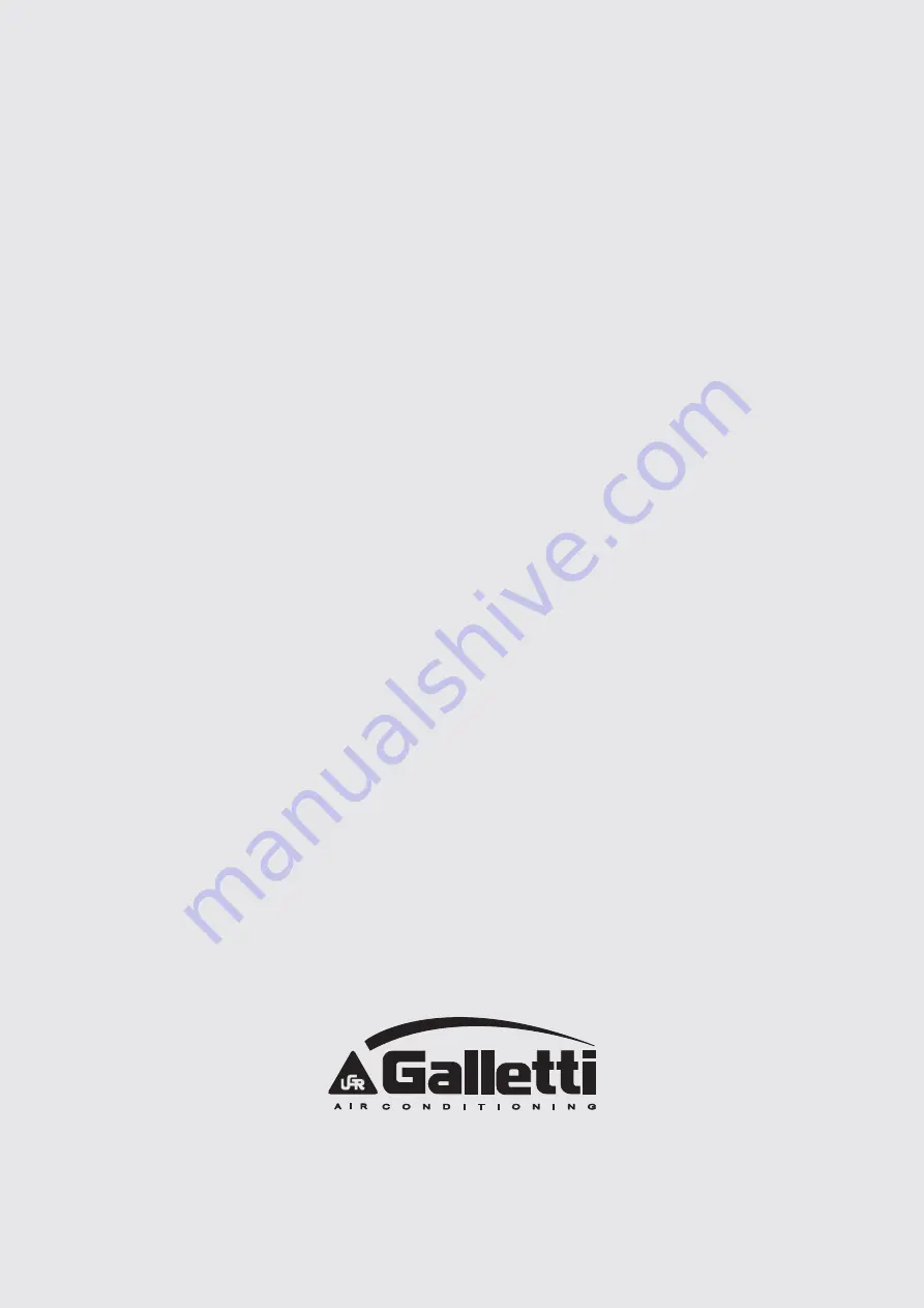 Galletti UTN Installation, Use And Maintenance Manual Download Page 32