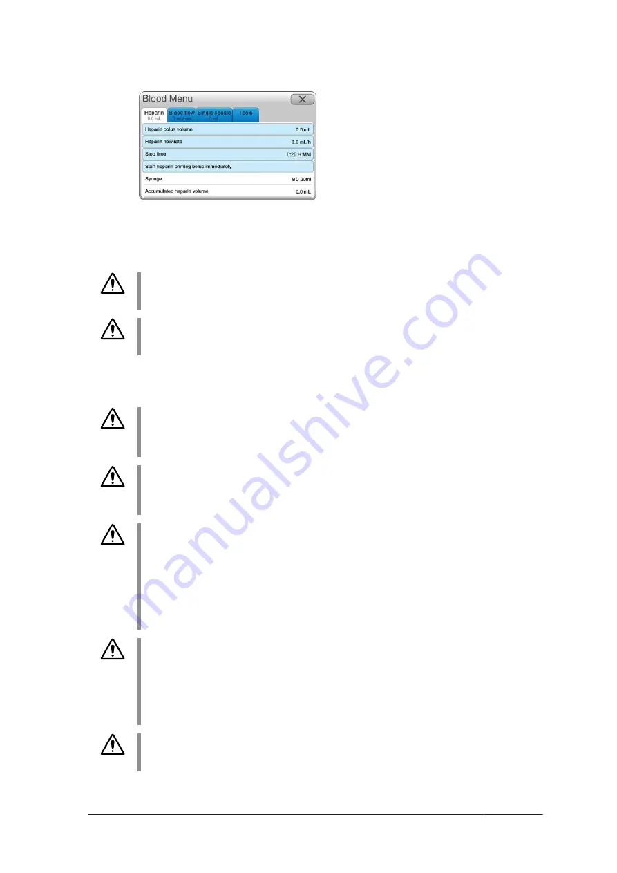 Gambro AK 98 Operator'S Manual Download Page 99