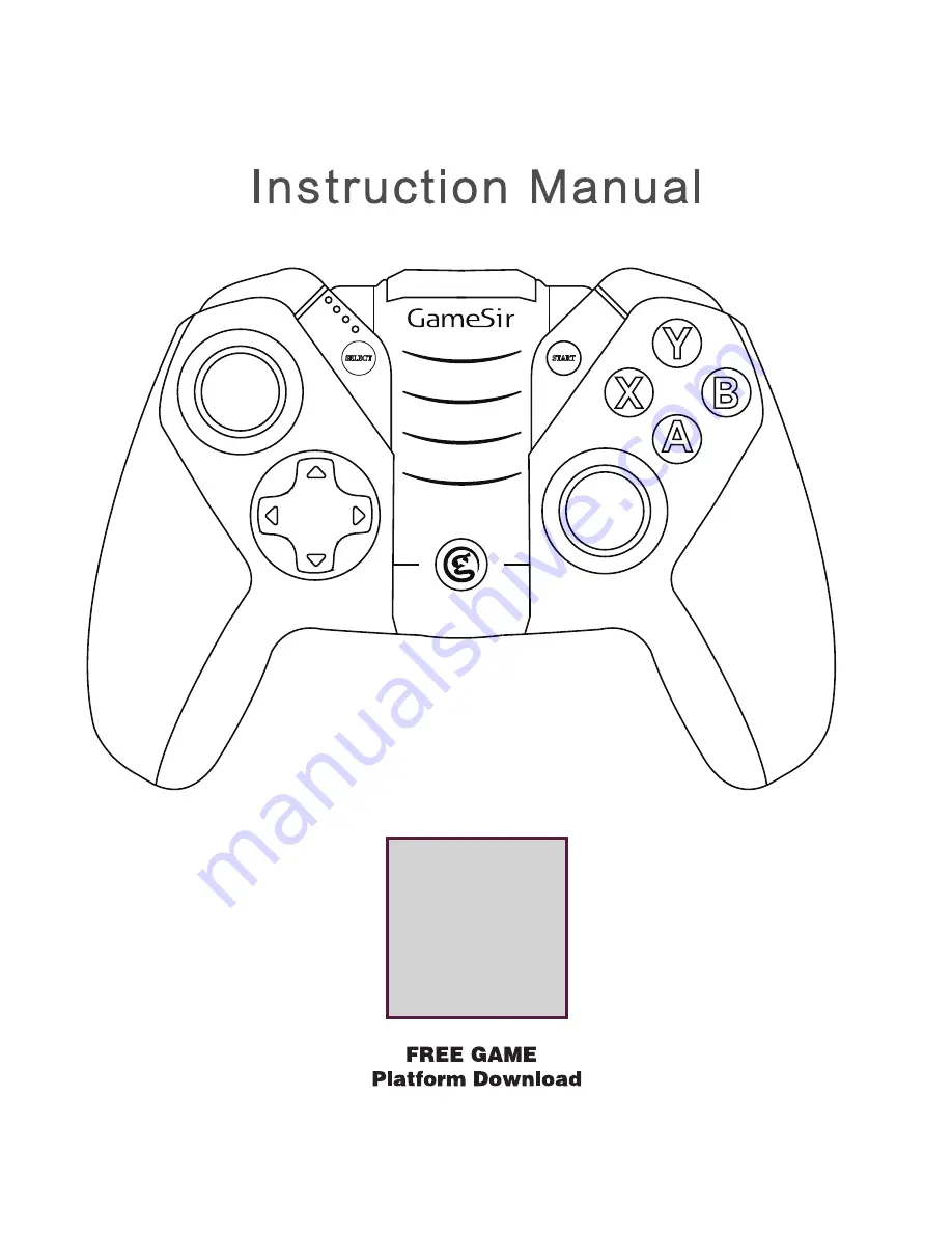 GameSir G4s Instruction Manual Download Page 1