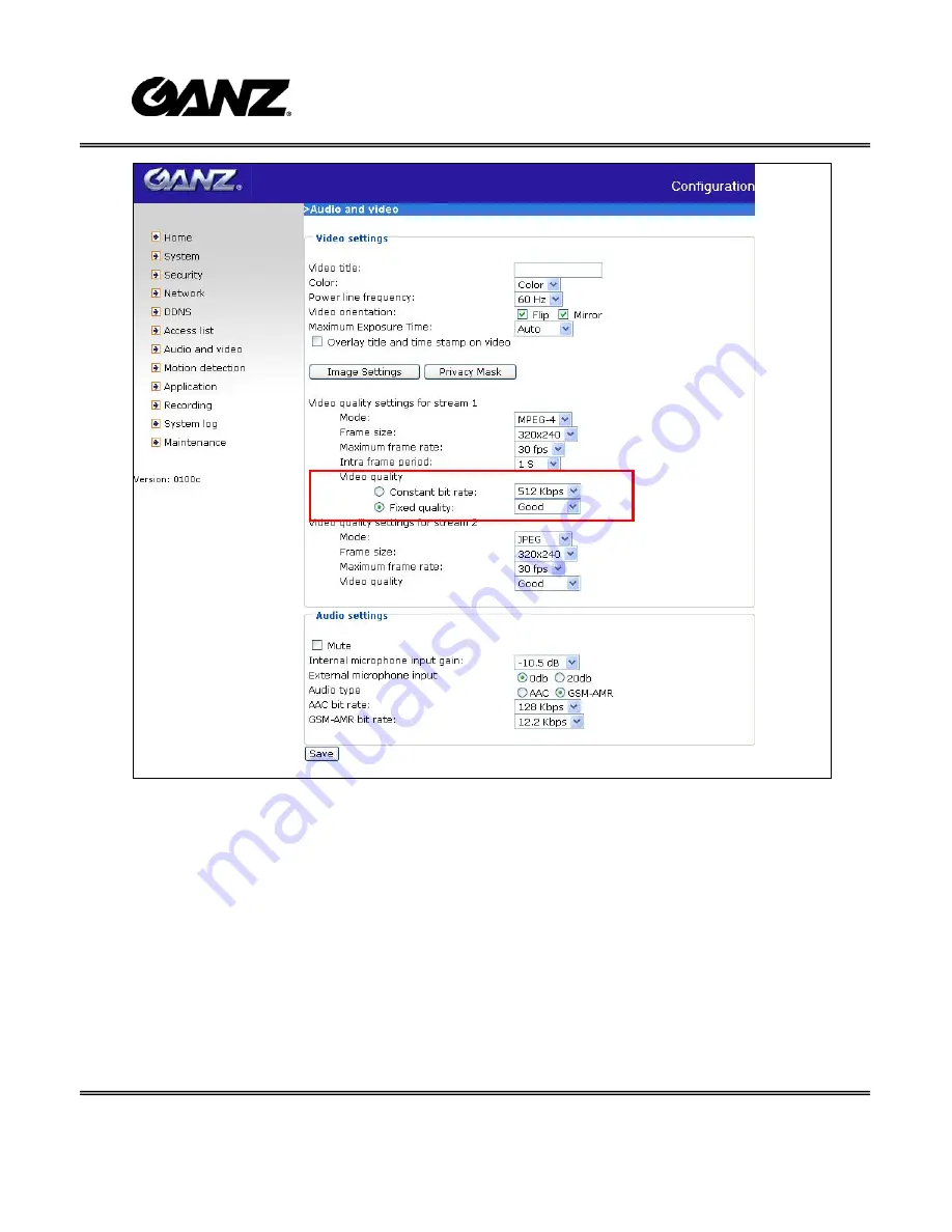 Ganz ZN-D2024 User Manual Download Page 22