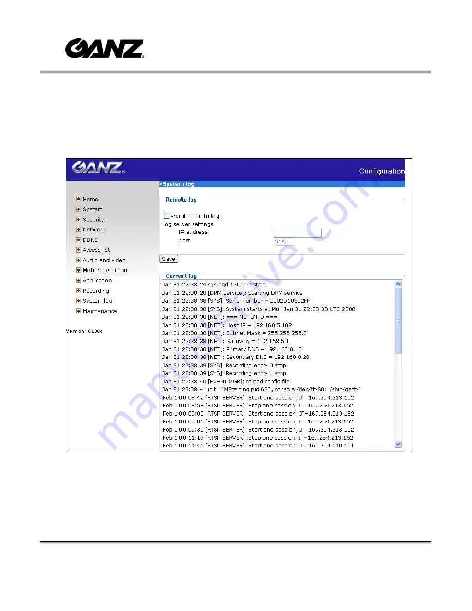 Ganz ZN-D2024 User Manual Download Page 52