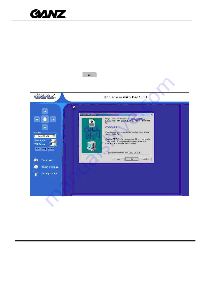 Ganz ZN-PT304L User Manual Download Page 14