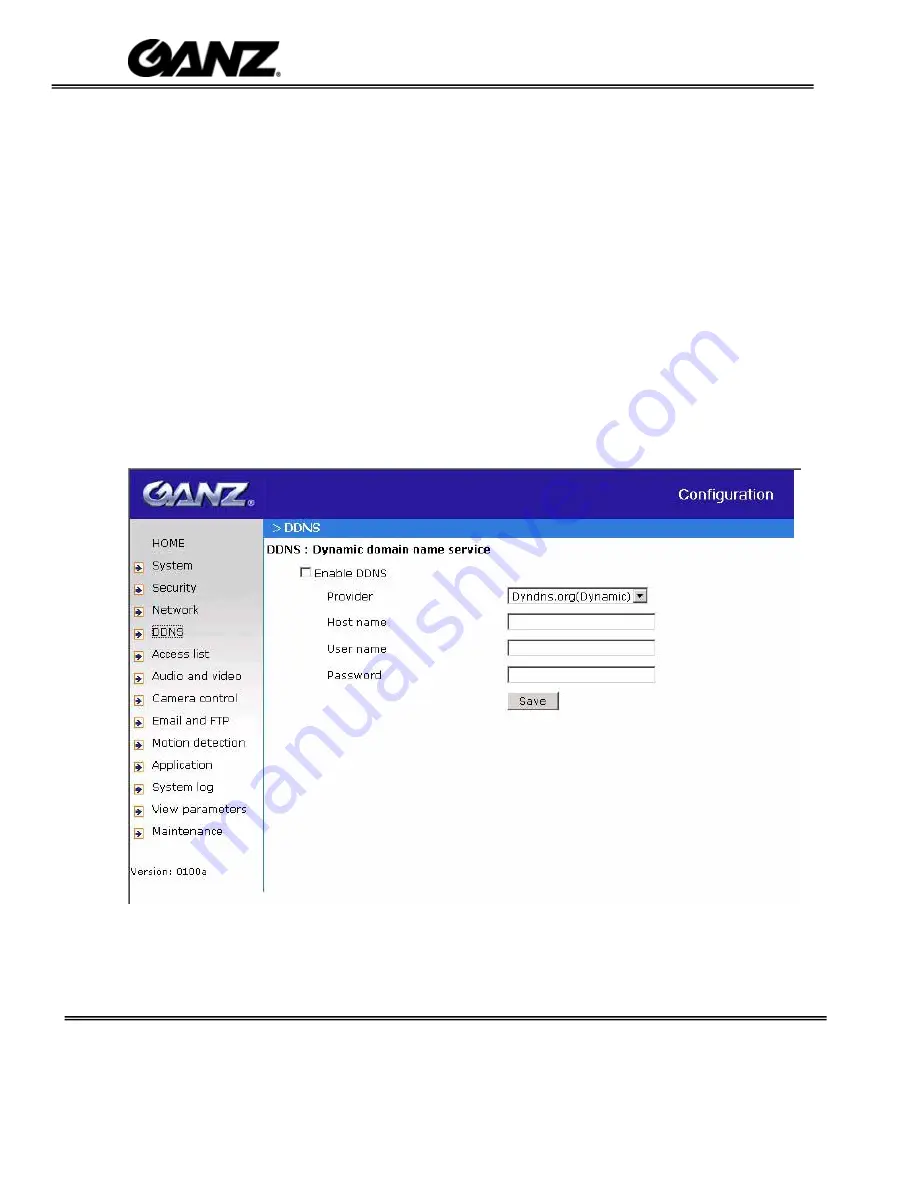 Ganz ZN-PT304L User Manual Download Page 33