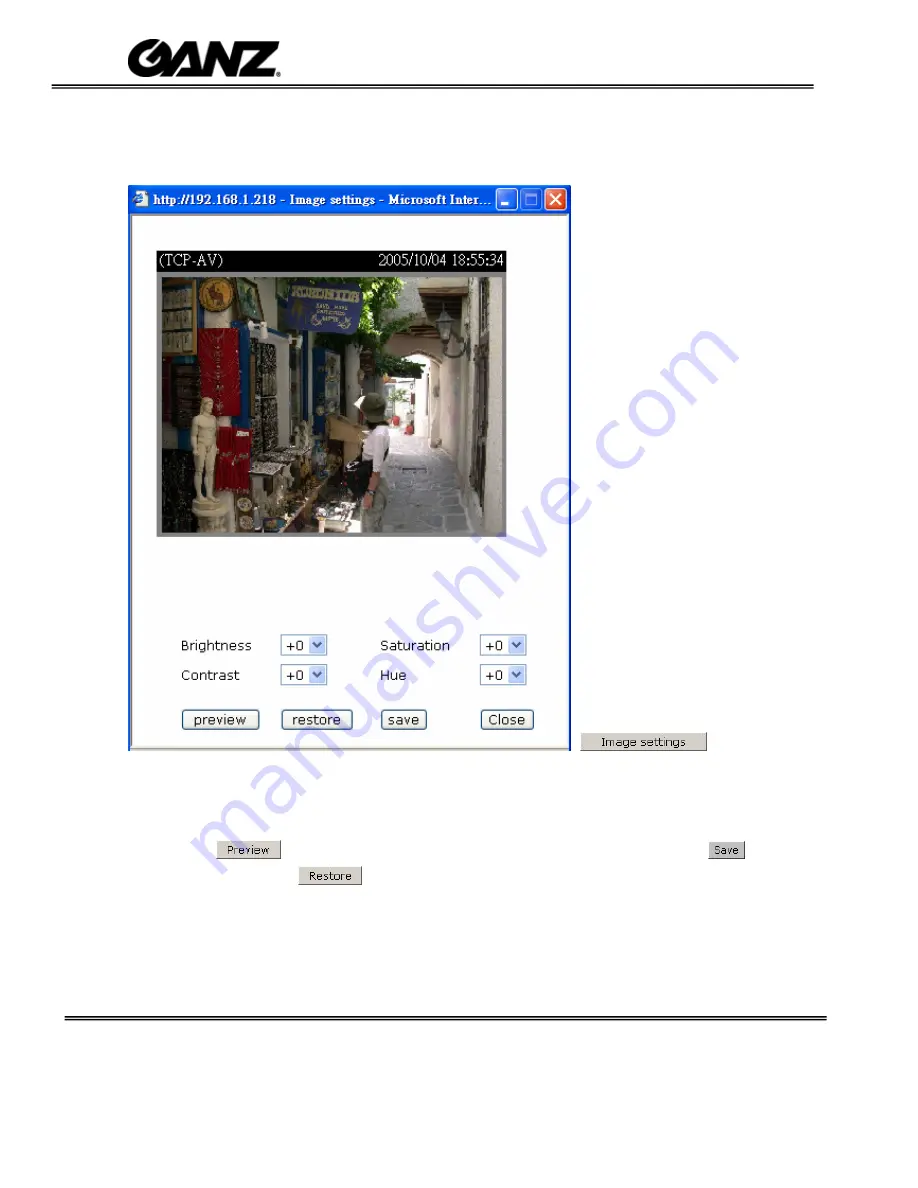 Ganz ZN-PT304L User Manual Download Page 37