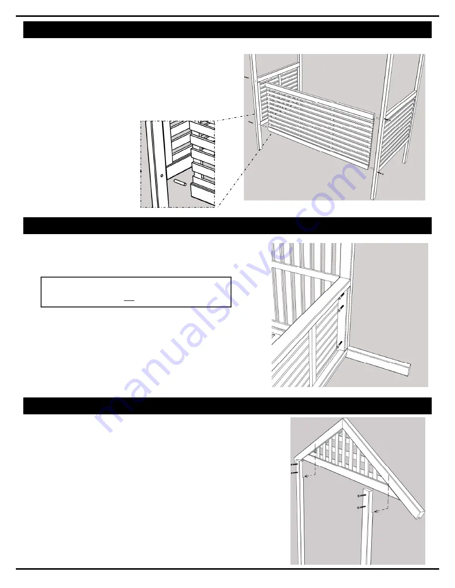 Garden Architecture Summer Haven Assembly Instructions Manual Download Page 2