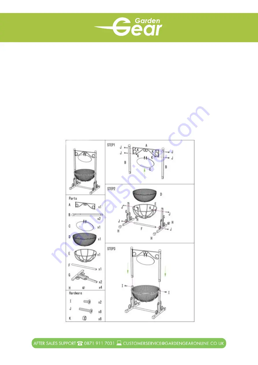 Garden Gear G4817 Скачать руководство пользователя страница 1