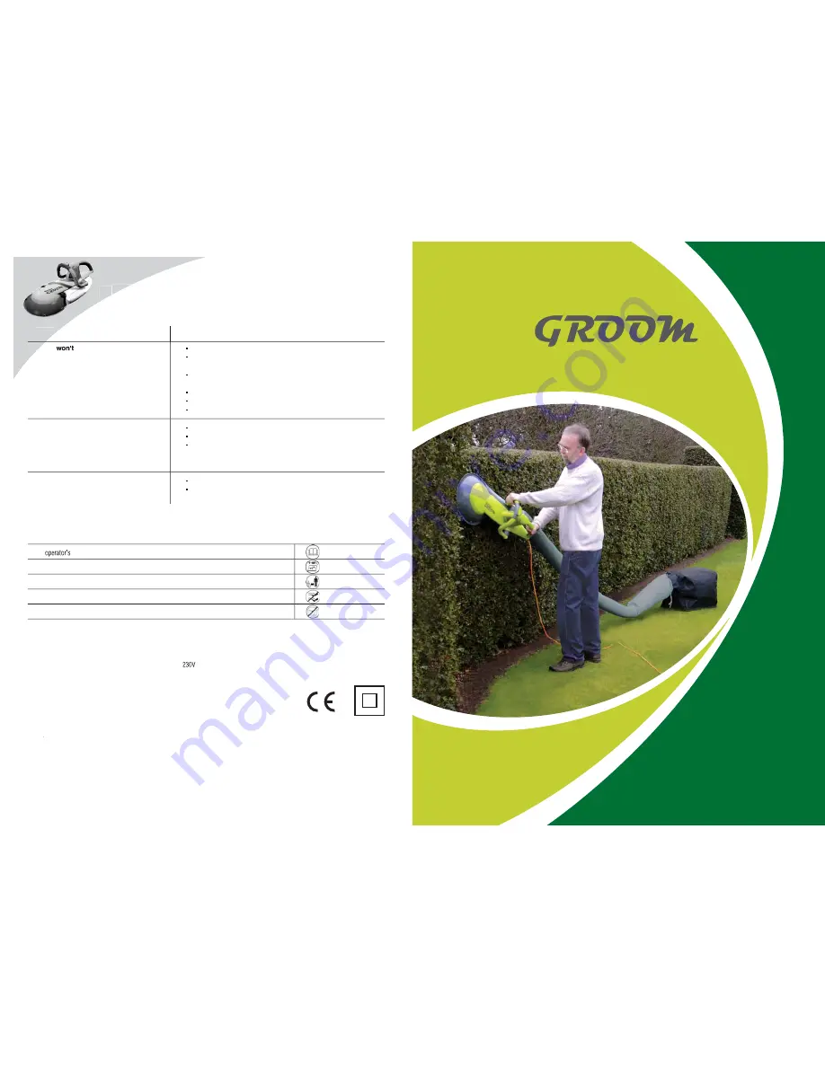 Garden Groom GG01 Instruction Manual Download Page 1