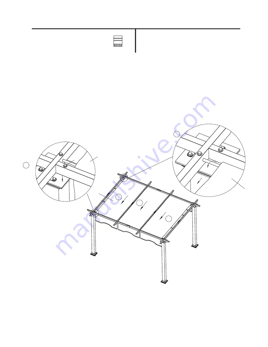 Garden Oasis REPLACEMENT CANOPY Owner'S Manual Download Page 4